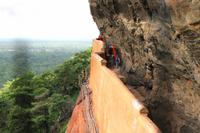 Spiegel-Mauer am Sigiriya-Felsen